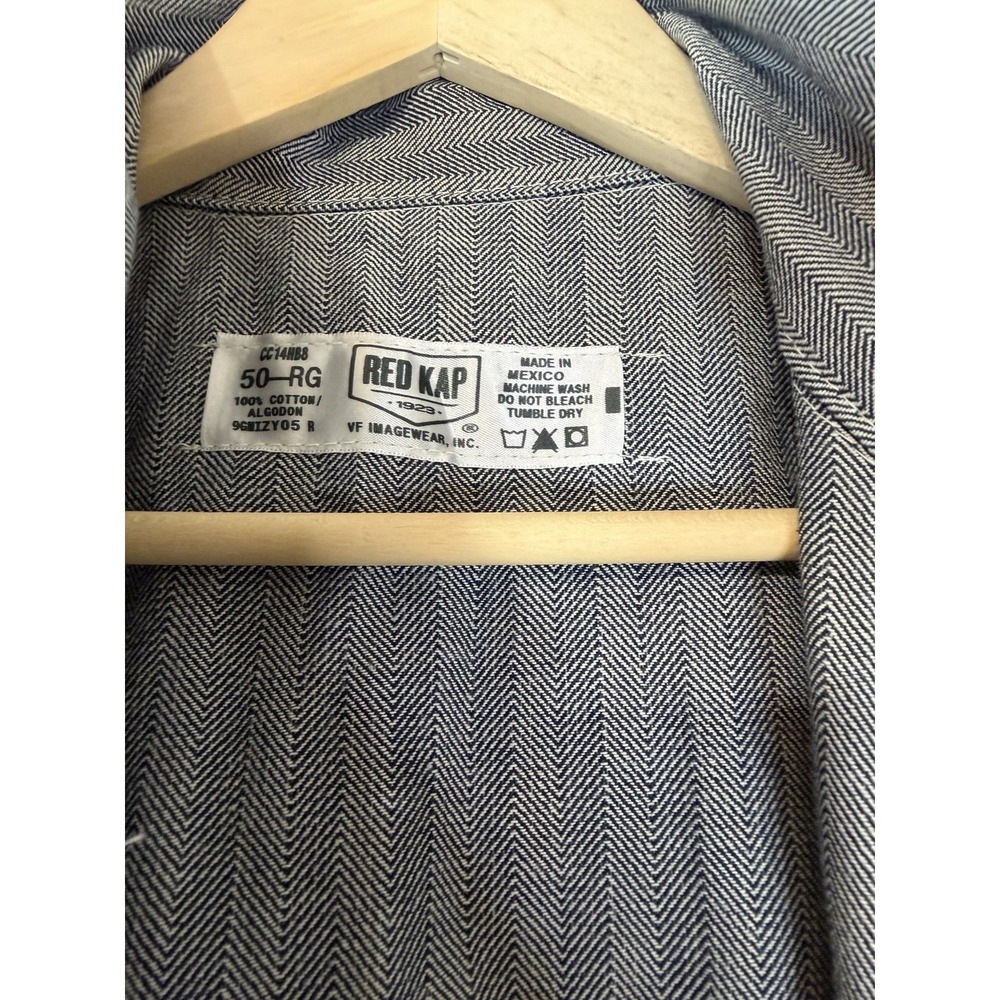 Red Kap‎ Coveralls Work Mechanic Construction Size 50 RG Grey Blue - Picture 4 of 5